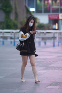 【精选街拍】Vol.1976 是鞋子不舒服吗？[85P-335MB]