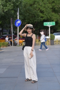 【精选街拍】Vol.2826 甜美黑白搭配 [42P-877MB]