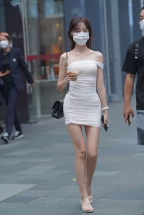 【精选街拍】Vol.1601 性感白色包臀裙美女 [108P-1.40GB]